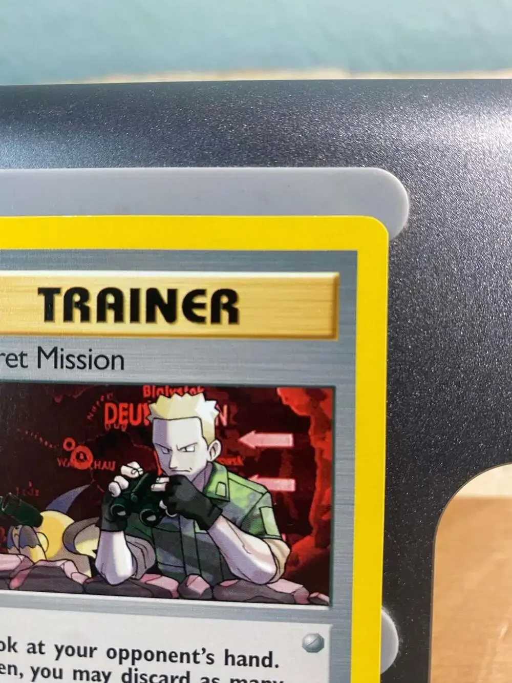 2000 Pokemon Gym Heroes Trainer Card: Secret Mission 118/132